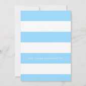 Basketbal thema verjaardagsfeestje Blauwgroen Uitn Kaart (Achterkant)