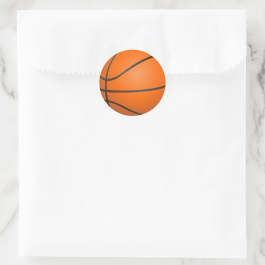 Basketbal thema verjaardagsfeestje Stickers (Tas)