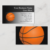 Basketbal Thema Visitekaartje (Voorkant / Achterkant)