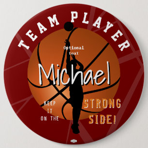 Basketbal Theme Button HAMbyWG