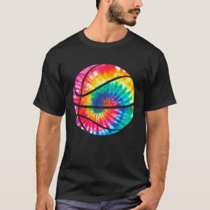 Basketbal Tie Dye Sport Bball Kinderen Coach Baske T-shirt