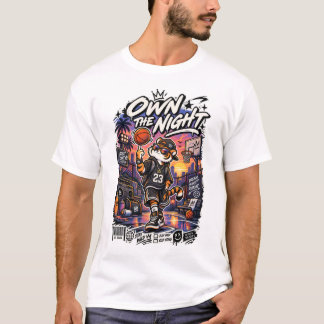 basketbal tijger t-shirt