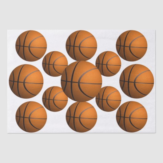 Basketbal Tissuepapier (Voorkant)