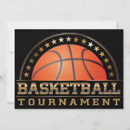 Basketbal toernooi uitnodiging