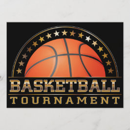 Basketbal toernooi uitnodiging