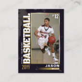 Basketbal Trading Kaart, Basketbal Speler Kaart Contactkaartje (Voorkant)