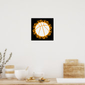 basketbal : tribalz poster (Keuken)