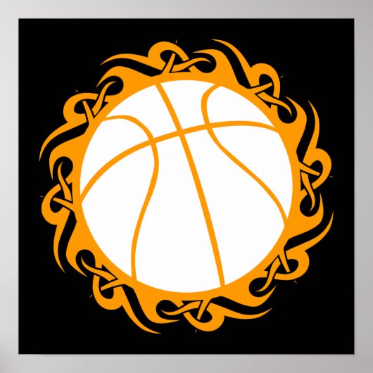 basketbal : tribalz poster (Voorkant)