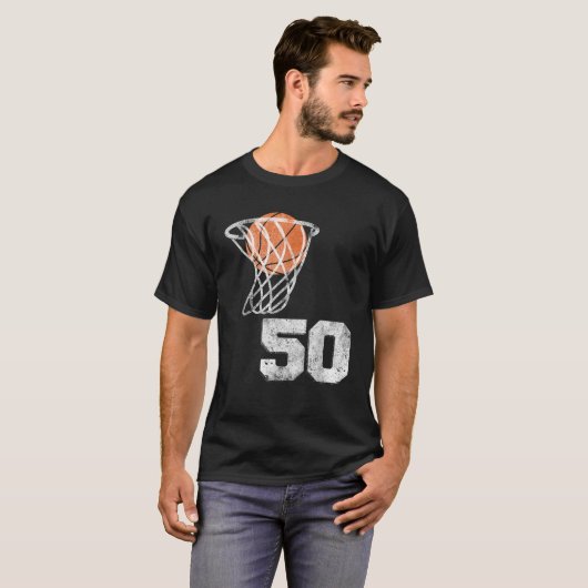  basketbal trui nummer 50 speler nummer t-shirt (Voorkant volledig)