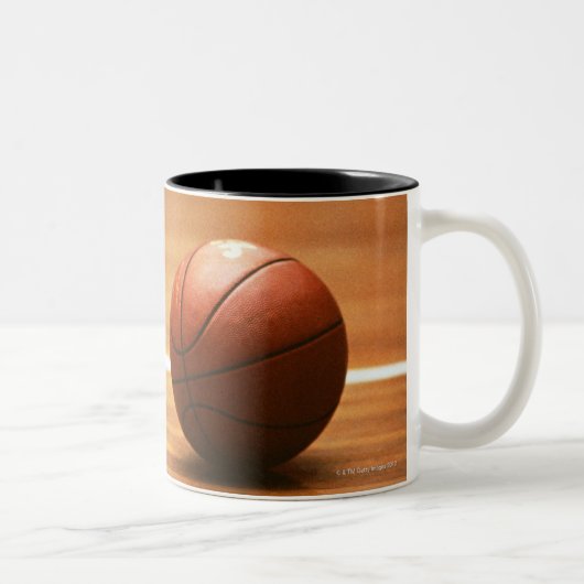Basketbal Tweekleurige Koffiemok (Rechts)