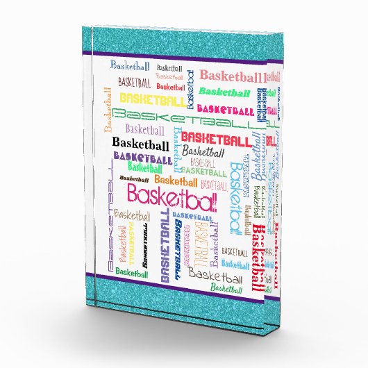 Basketbal typografie fotoblokken (Rechts)