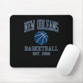 Basketbal uit New Orleans Muismat (Met muis)