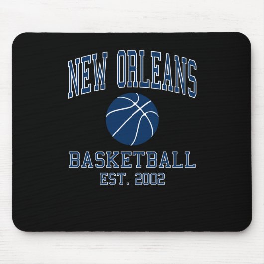 Basketbal uit New Orleans Muismat (Voorkant)
