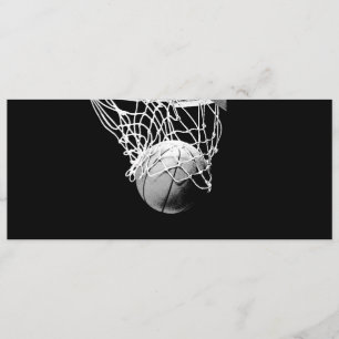 Basketbal Uitnodiging - Sport Uitnodigingen