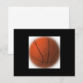 Basketbal uitnodigingen (Voorkant / Achterkant)