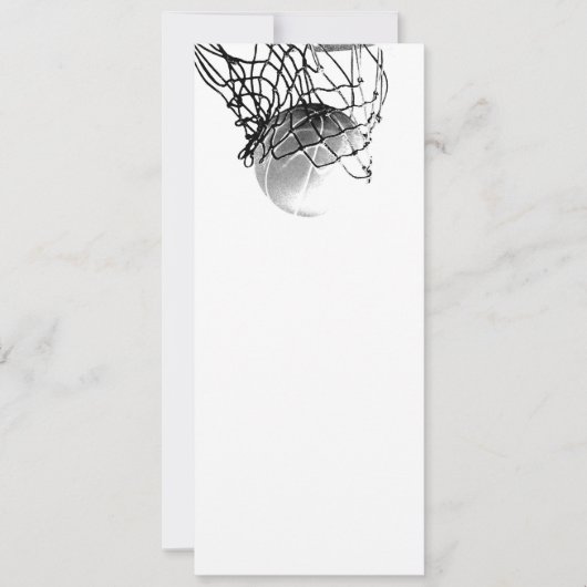 Basketbal Uitnodigingen - Basketbal / Sport Uitnod (Voorkant)