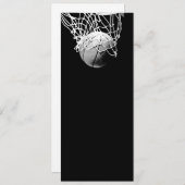 Basketbal Uitnodigingen - Basketbal / Sport Uitnod (Voorkant / Achterkant)