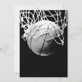 Basketbal uitnodigingen - Basketbal uitnodiging (Voorkant)