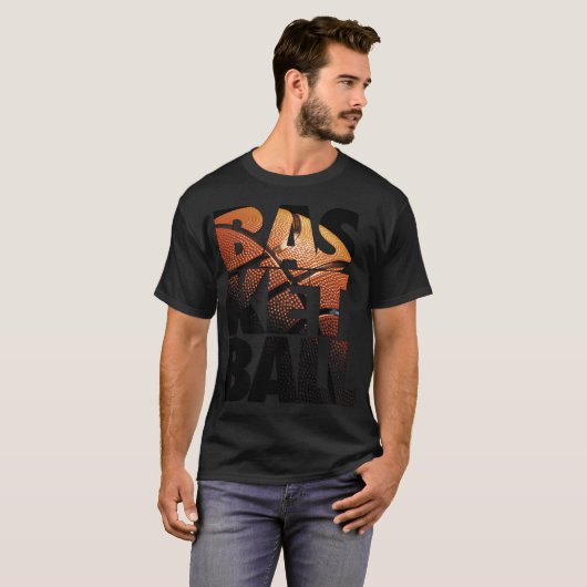 Basketbal V2 T-shirt (Voorkant volledig)