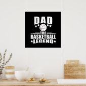 basketbal vader de legende poster (Keuken)