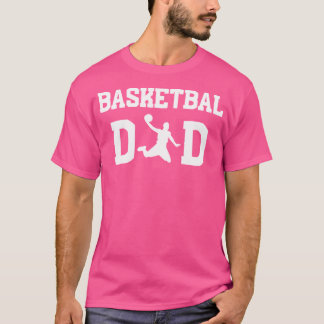 Basketbal vader grappig basketbal voor mannen en v t-shirt