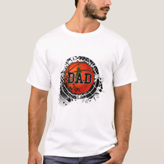 Basketbal vader grappig familie t-shirt