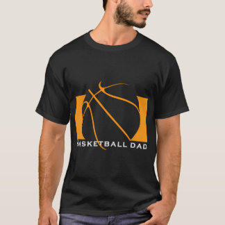 Basketbal vader kleding t-shirt
