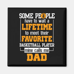 Basketbal vader levenslange favoriete speler vader magneet