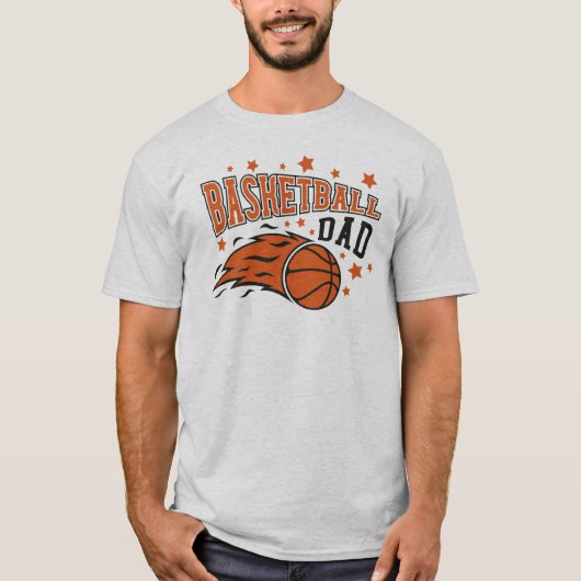Basketbal Vader T-shirt (Voorkant)