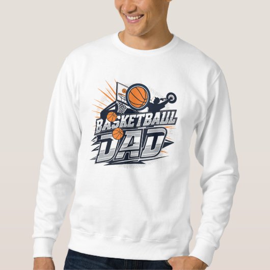 Basketbal Vader Trui (Voorkant)