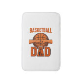 Basketbal Vader Vintage Gravure Shirt Ontwerp_1 Badmat (Voorkant Verticaal)