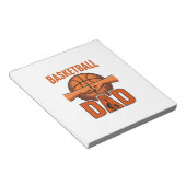 Basketbal Vader Vintage Gravure Shirt Ontwerp_1 Notitieblok (Schuin)