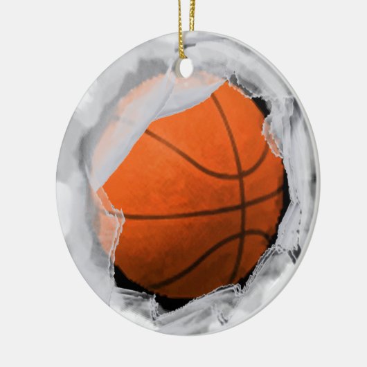 Basketbal Vakantie Keepsake Keramisch Ornament (Links)