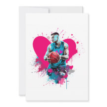 Basketbal Valentijnkaart