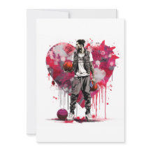 Basketbal Valentijnskaart