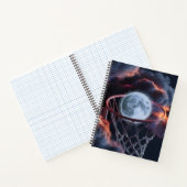 Basketbal van de aarde. notitieboek (Binnen)