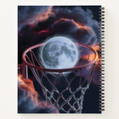 Basketbal van de aarde. notitieboek (Achterkant)