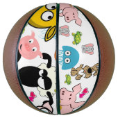Basketbal Varkens Schapen Giraffe (Verticaal)
