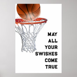 Basketbal Veel Succes Poster