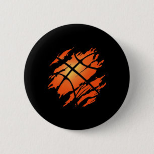 Basketbal Verenigde Staten American Flag Sports Lo Ronde Button 5,7 Cm