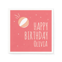 Basketbal Verjaardag Gepersonaliseerd Feest