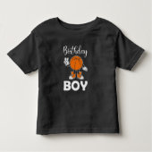 Basketbal Verjaardag Jongen T-shirt (Voorkant)