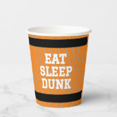 BASKETBAL VERJAARDAG PAPIEREN BEKERS (Achterkant)