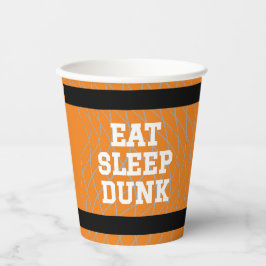 BASKETBAL VERJAARDAG PAPIEREN BEKERS