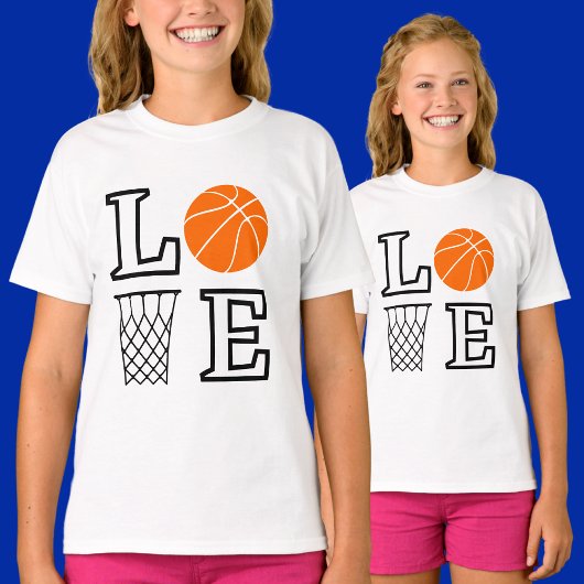 Basketbal Verjaardag Speler Meisje T-shirt