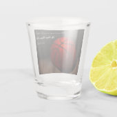 Basketbal verjaardag / vrijgezellenfeest kampioen shot glas (Achterkant)