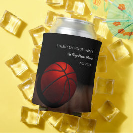 Basketbal verjaardag / vrijgezellenfeest Zwart Ora Blikjeskoeler