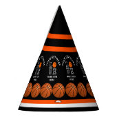 Basketbal verjaardagscadeau, basketbal meisje spel feesthoedjes (Links)