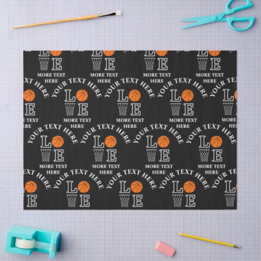 Basketbal verjaardagscadeau, basketbal meisje spel tissuepapier (Craft)