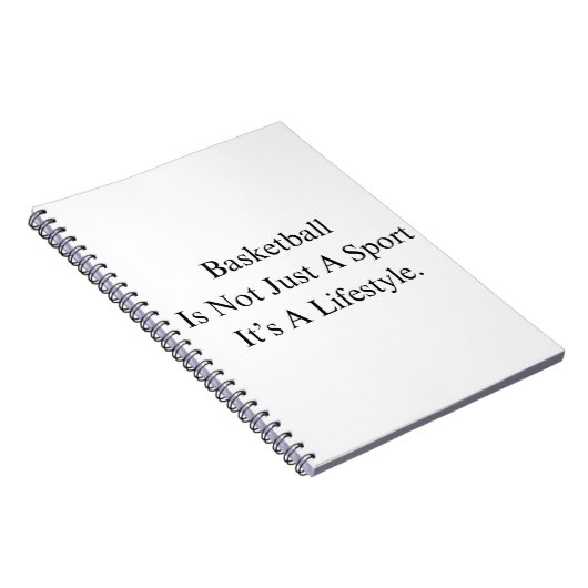 Basketbal verjaardagscadeau voor team met offerte notitieboek (Rechterzijde)